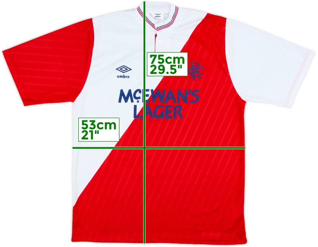 1987-90 Rangers Away Shirt - 8/10 - (M)