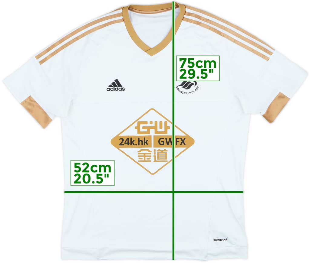 2015-16 Swansea Home Shirt - 6/10 - (L)