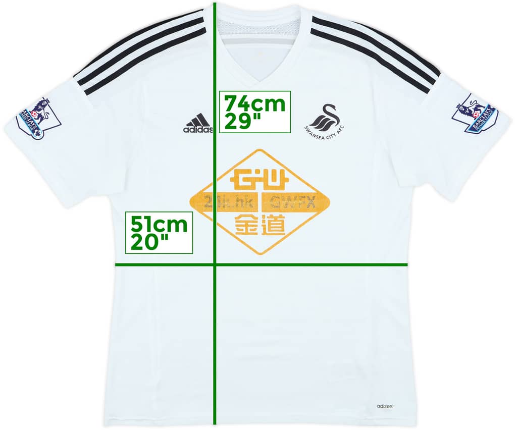 2014-15 Swansea Home Shirt - 5/10 - (XL)