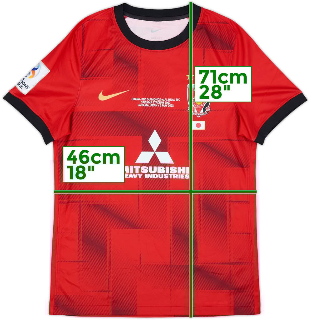 2023 Urawa Red Diamonds 'AFC Champions League Final' Home Shirt - 8/10 - (M)
