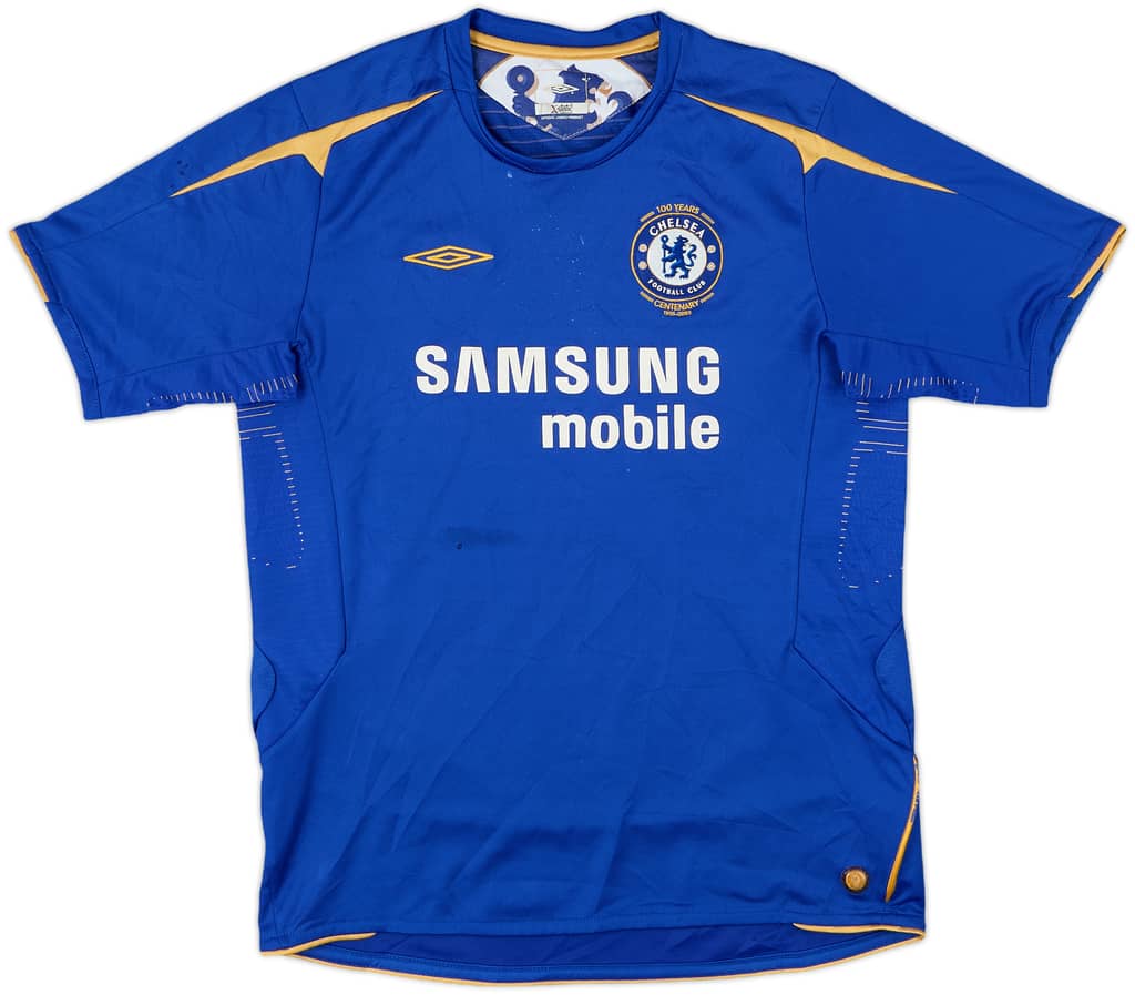 2005-06 Chelsea Centenary Home Shirt - 4/10 - (XL.Boys)