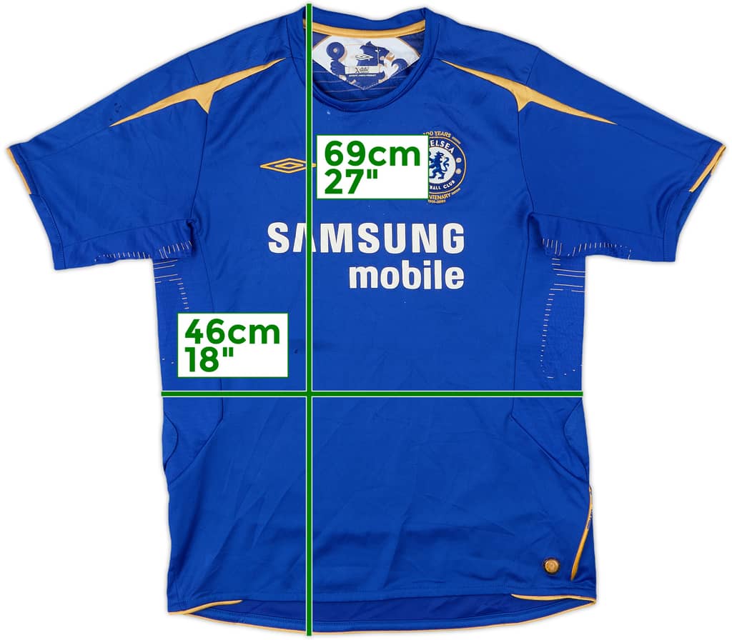 2005-06 Chelsea Centenary Home Shirt - 4/10 - (XL.Boys)