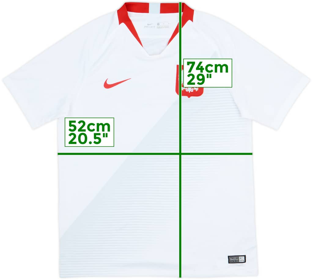 2018-19 Poland Home Shirt - 8/10 - (M)