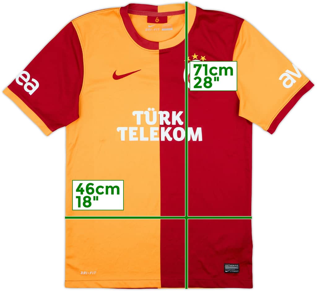 2013-14 Galatasaray Home Shirt - 9/10 - (S)