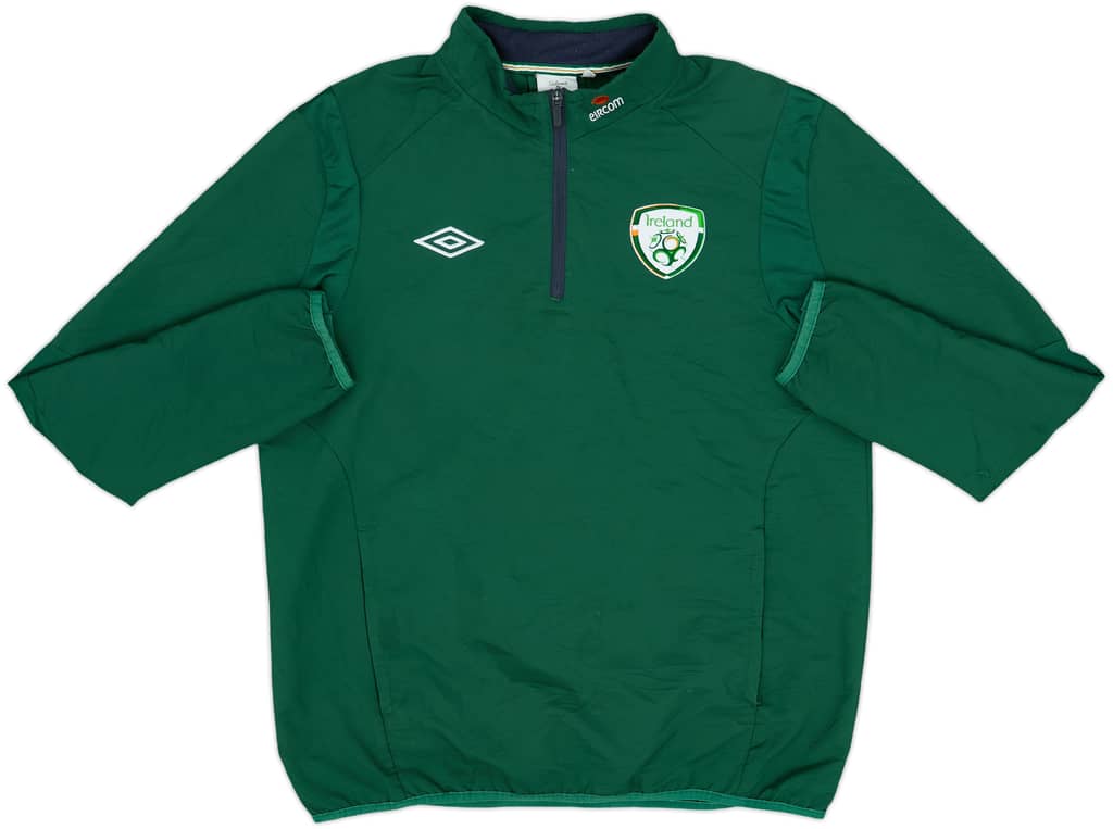 2010-12 Ireland Umbro 1/4 Zip Drill Top - 8/10 - (L)