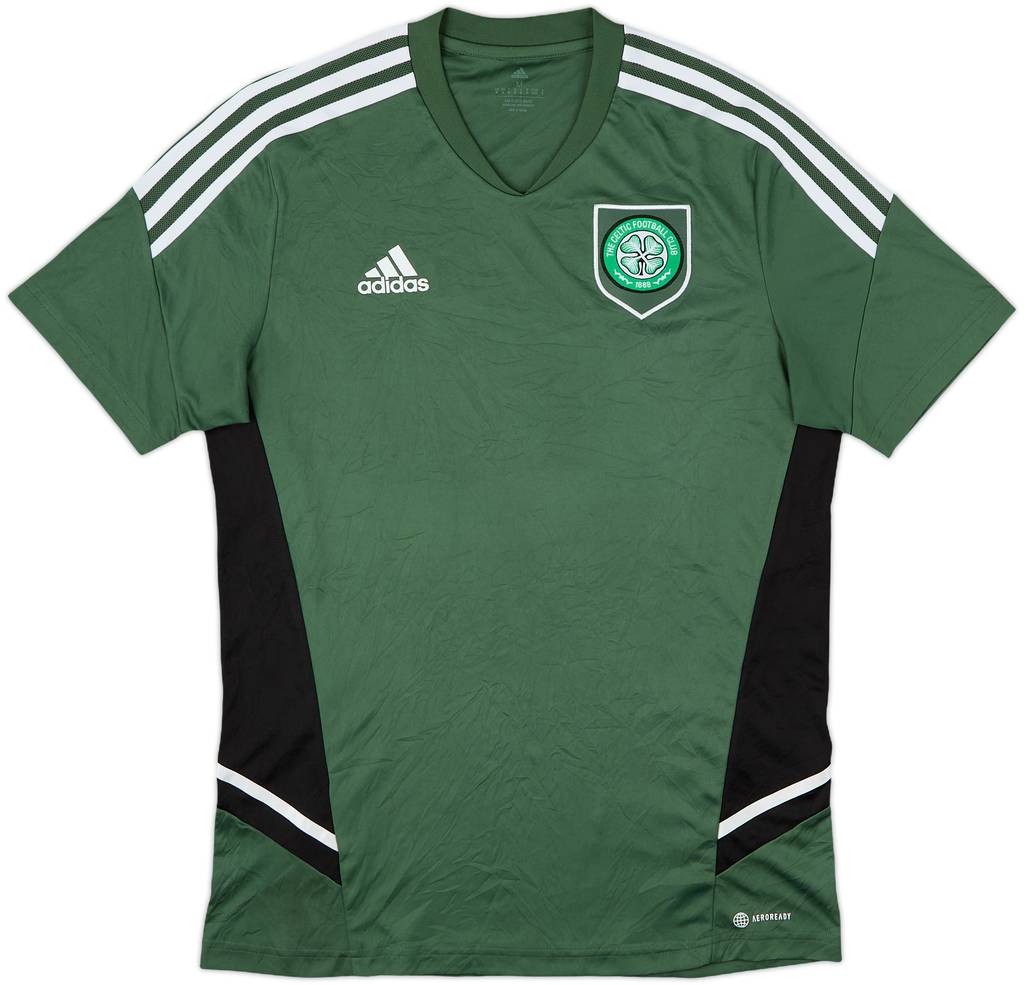 2022-23 Celtic adidas Training Shirt - 8/10 - (M)
