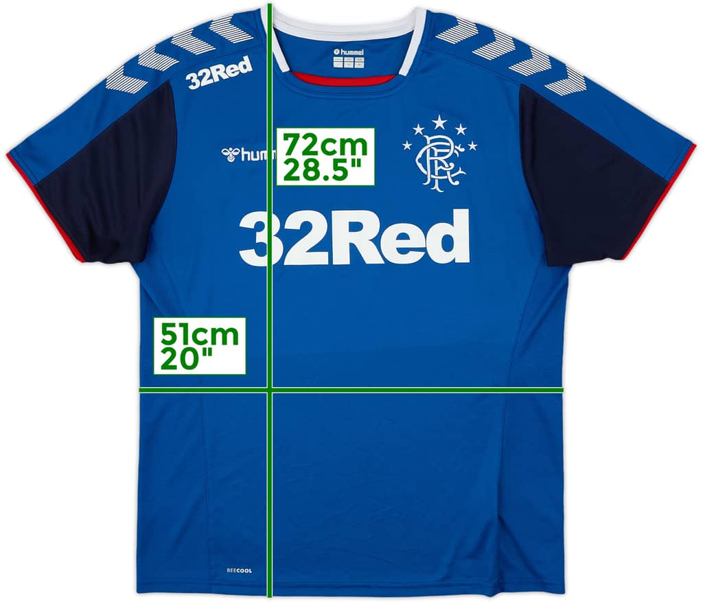 2019-20 Rangers Hummel Training Shirt - 8/10 - (L)