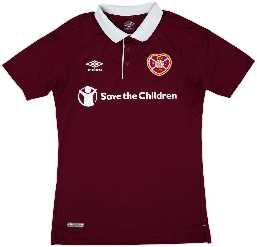 2017-18 Hearts Home Shirt - 7/10 - (S)