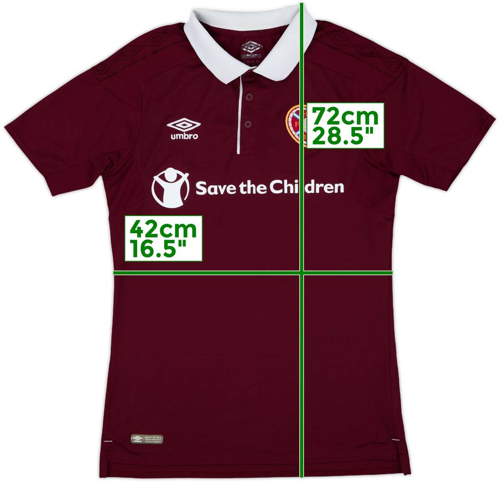 2017-18 Hearts Home Shirt - 7/10 - (S)