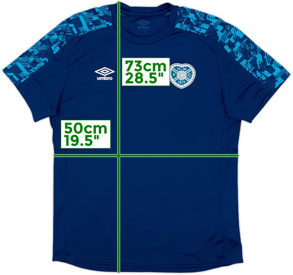 2020-21 Hearts Umbro Training Shirt - 8/10 - (L)