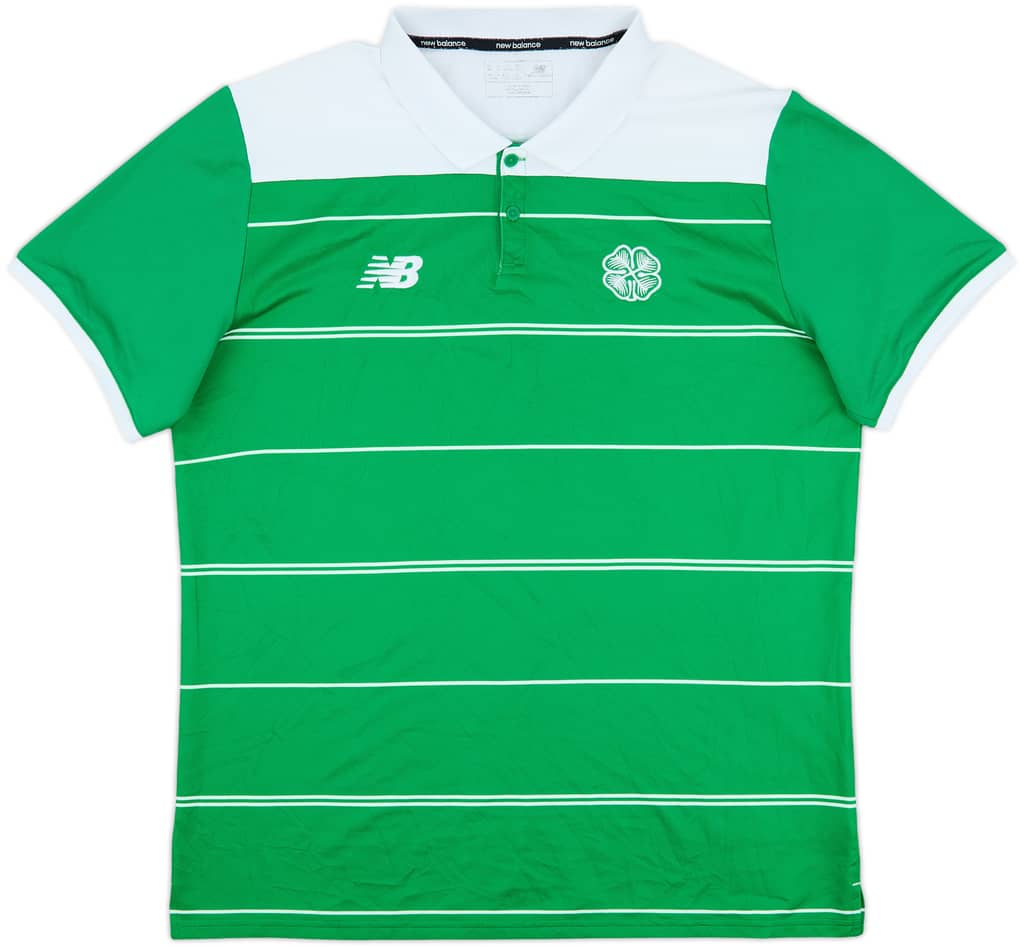 2017-18 Celtic New Balance Polo Shirt - 10/10 - (XL)