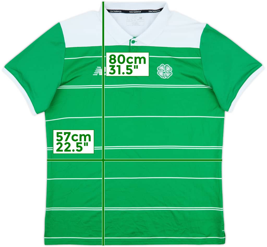 2017-18 Celtic New Balance Polo Shirt - 10/10 - (XL)