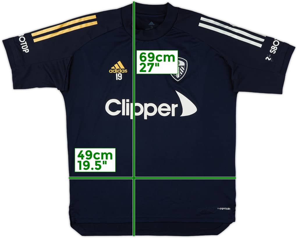 2020-21 Leeds United Player Issue adidas Training Shirt #19 - 8/10 - (S)