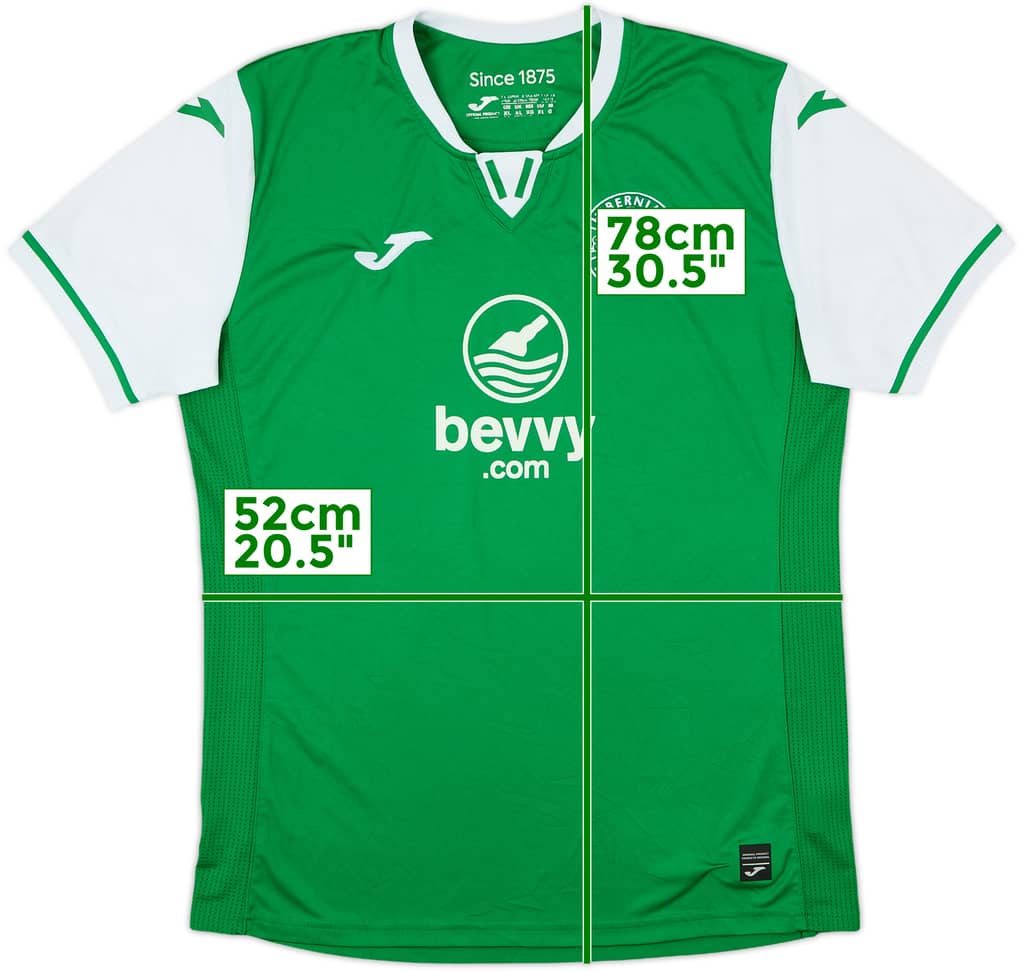 2024-25 Hibernian Home Shirt - 6/10 - (XL)