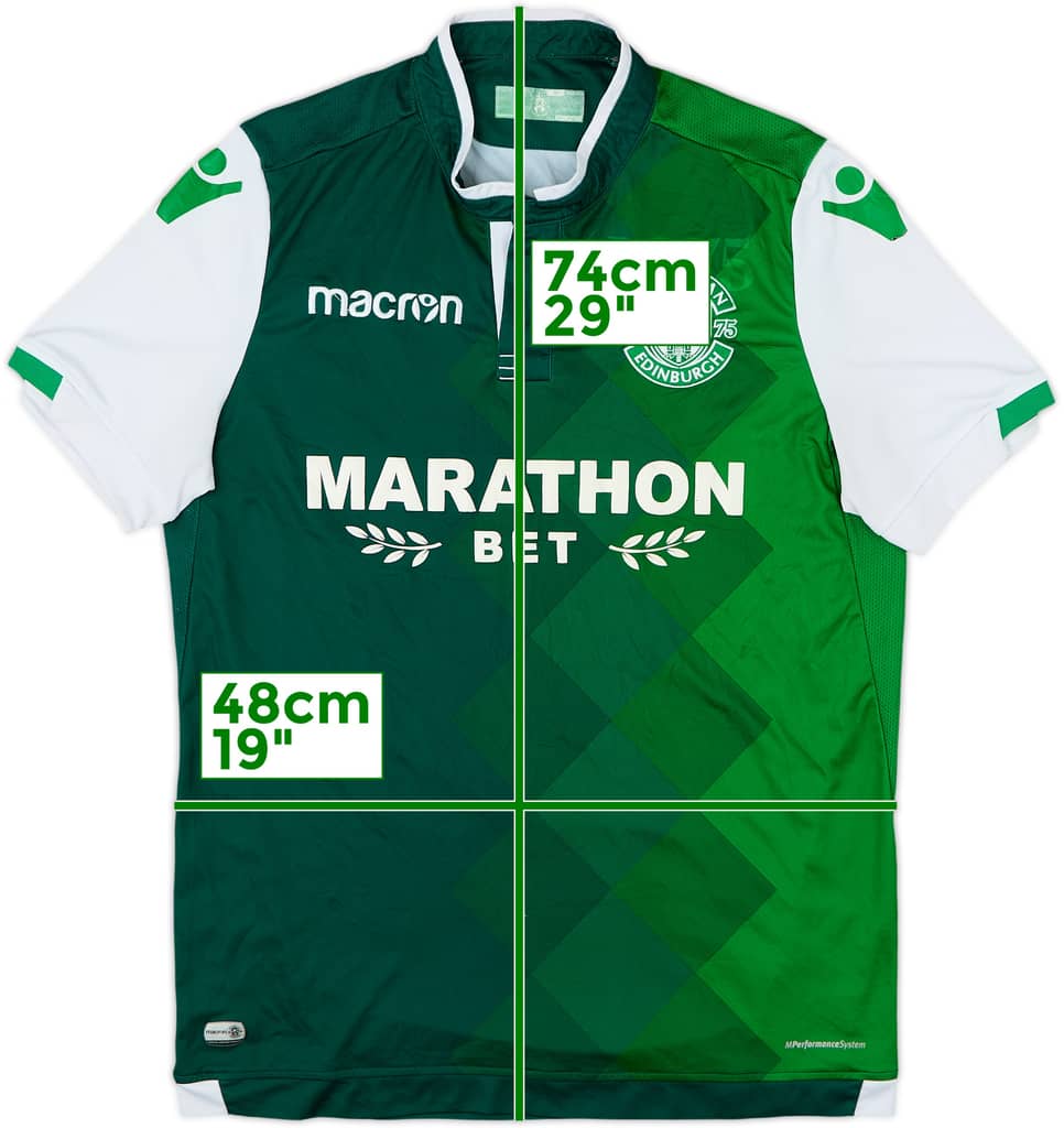 2018-19 Hibernian Home Shirt - 5/10 - (M)