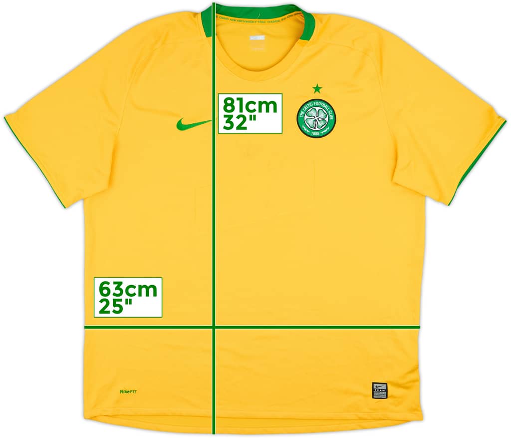 2008-09 Celtic Away Shirt - 4/10 - (XXL)