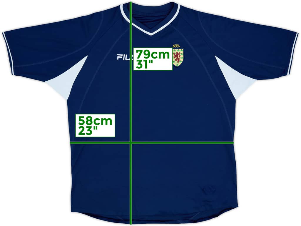 2000-02 Scotland Home Shirt - 5/10 - (L)