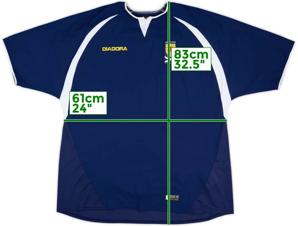 2003-05 Scotland Home Shirt - 4/10 - (XL)