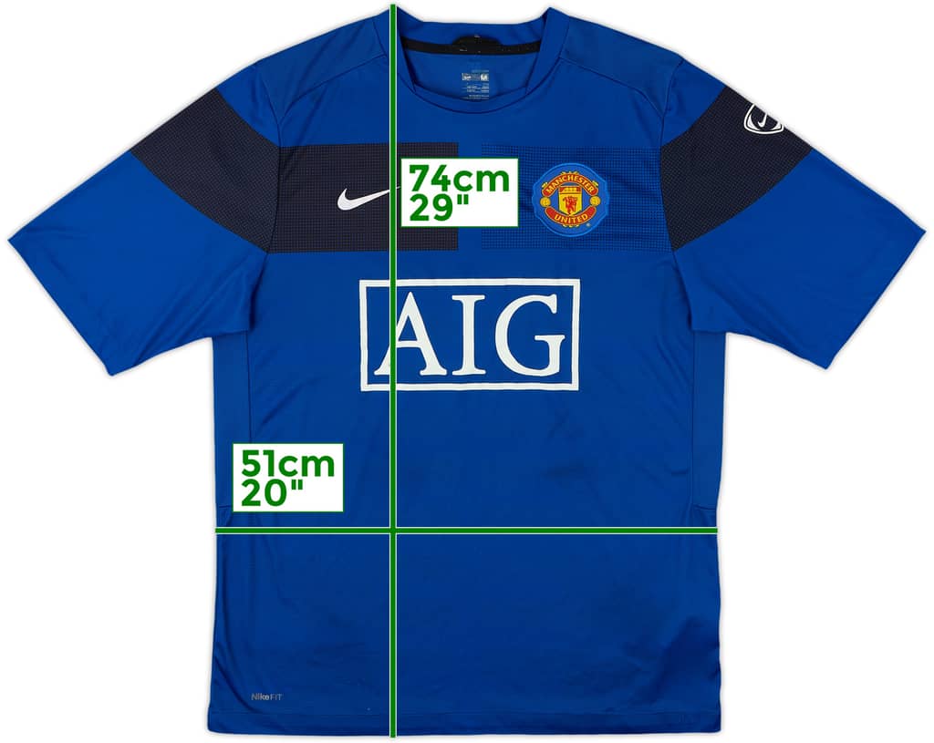 2009-10 Manchester United Nike Training Shirt - 6/10 - (M)
