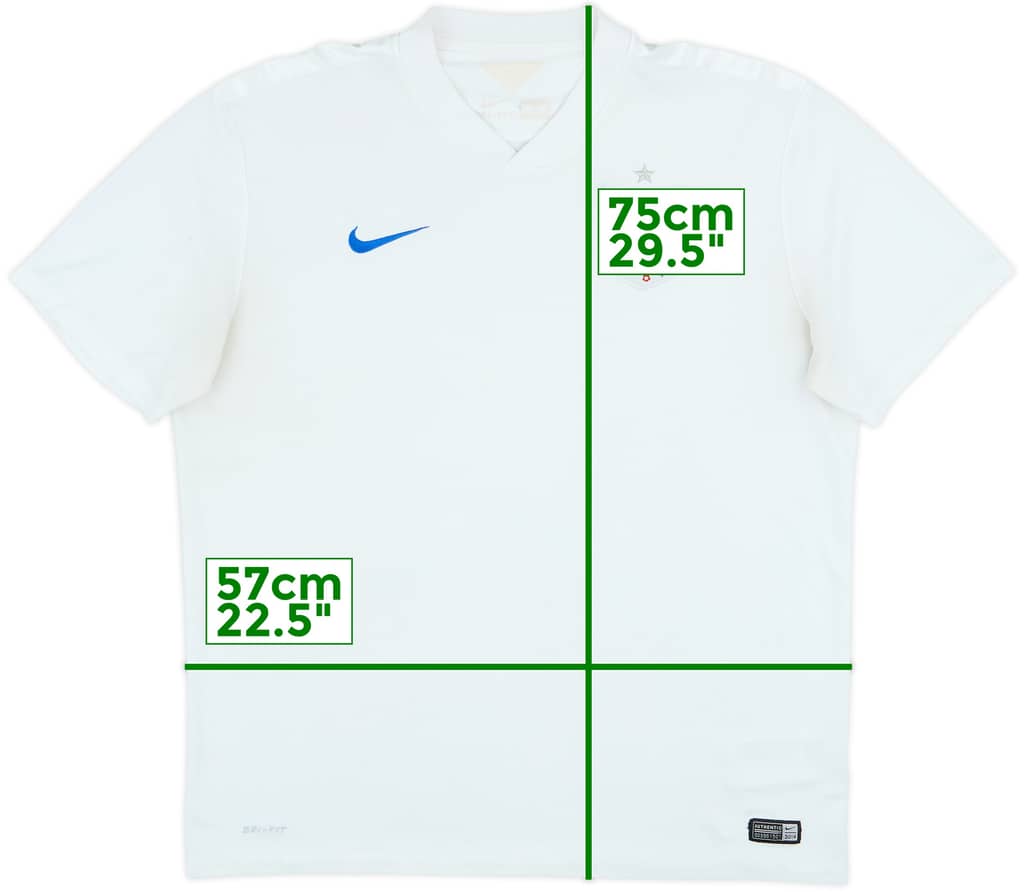 2014-15 England Home Shirt - 4/10 - (XL)