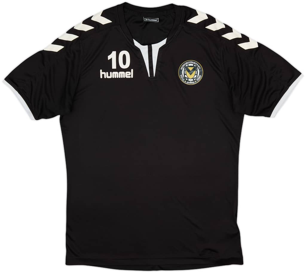 2021-22 Newport County Hummel Training Shirt #10 - 8/10 - (S)