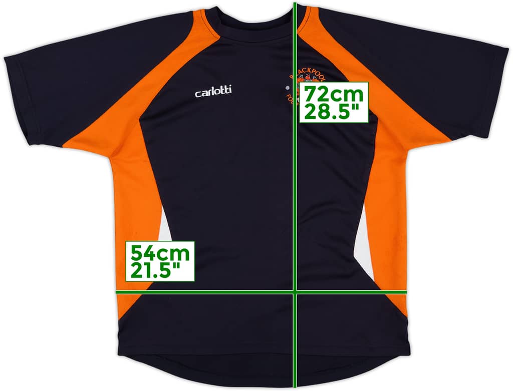 2007-08 Blackpool Carlotti Training Shirt - 7/10 - (S)