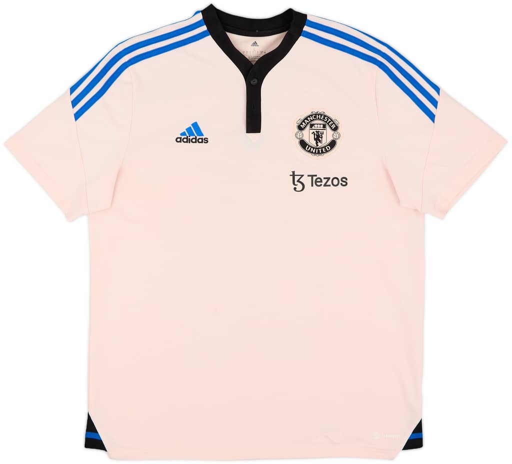 2022-23 Manchester United adidas Polo Shirt - 7/10 - (L)
