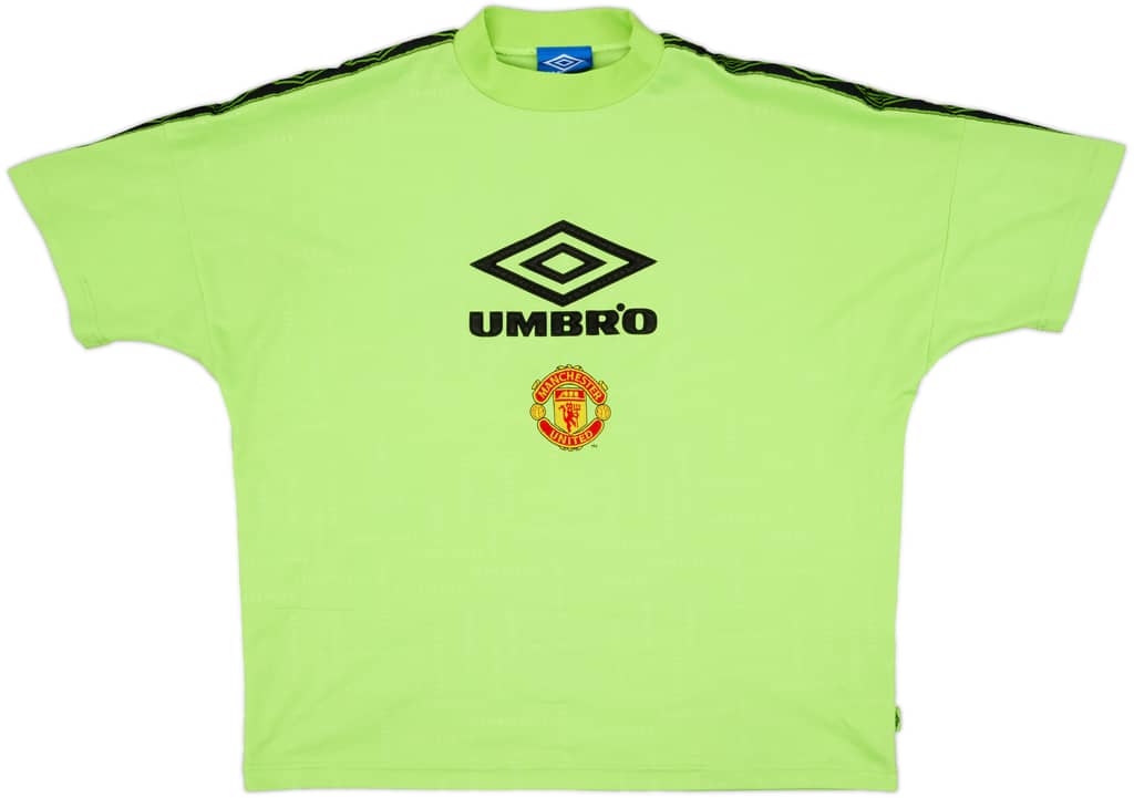 1994-95 Manchester United Umbro Training Shirt - 8/10 - (L)