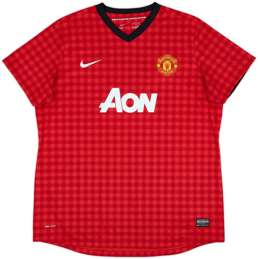 2012-13 Manchester United Home Shirt - 5/10 - (Women's XL)