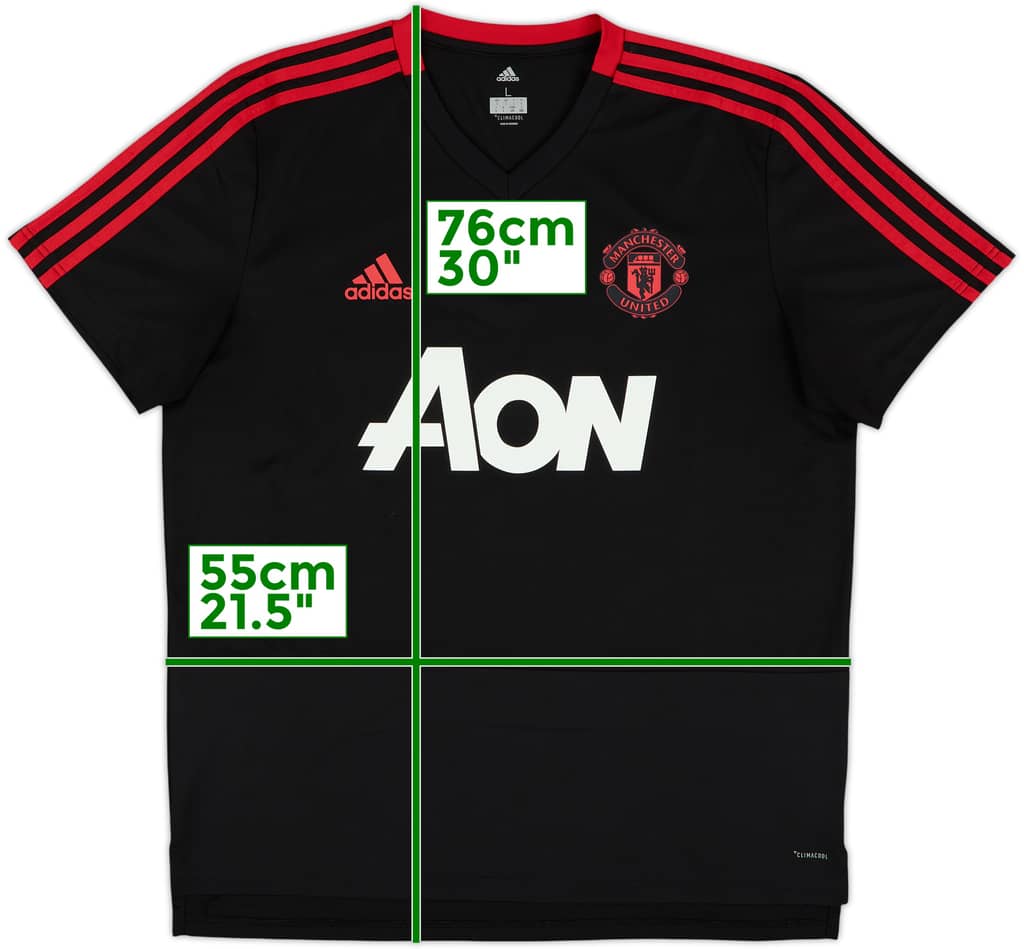 2018-19 Manchester United adidas Training Shirt - 8/10 - (L)