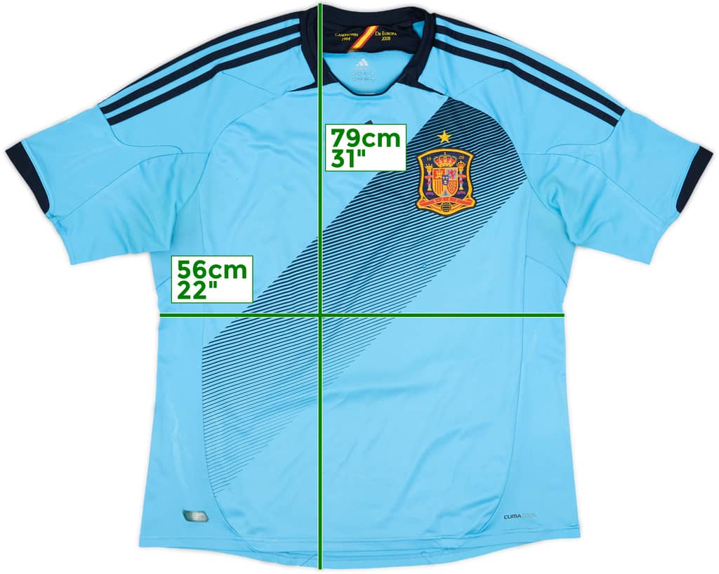 2012-14 Spain Away Shirt - 5/10 - (XL)