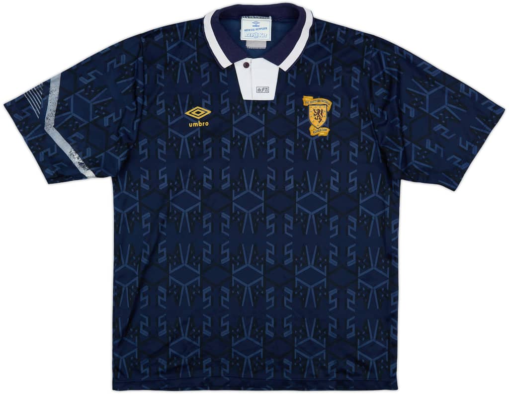 1991-94 Scotland Home Shirt - 8/10 - (L)