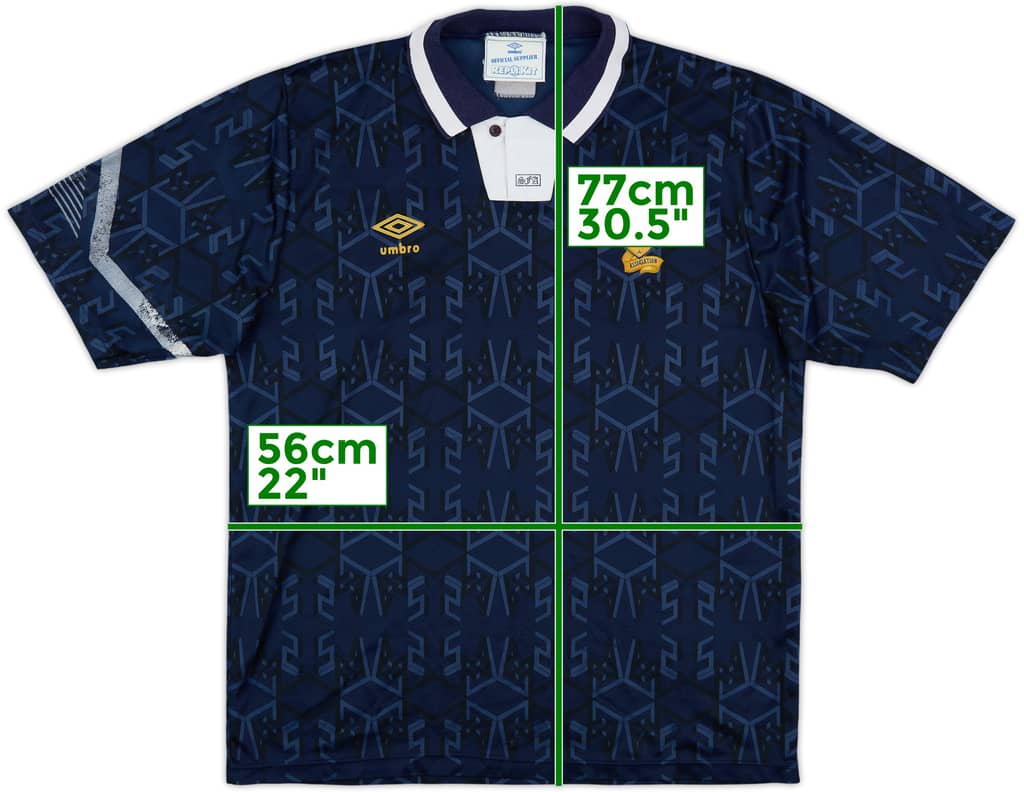 1991-94 Scotland Home Shirt - 8/10 - (L)