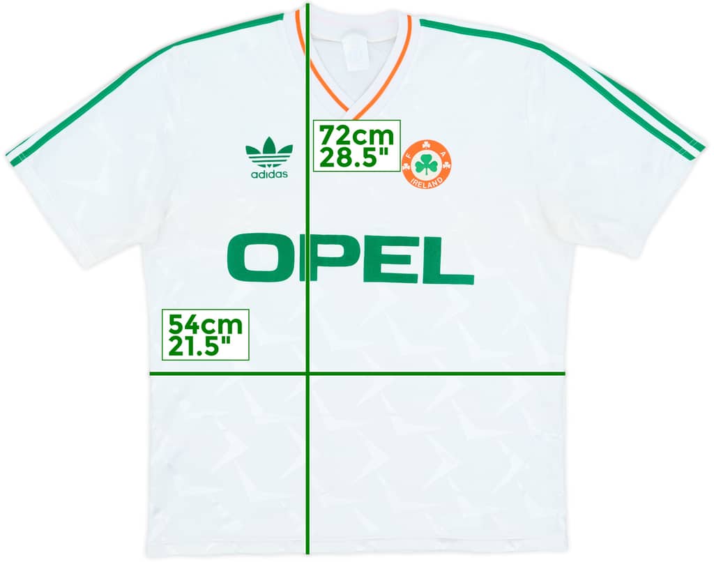 1990-92 Ireland Away Shirt - 8/10 - (L)