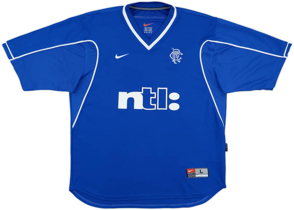 1999-01 Rangers Home Shirt - 8/10 - (L)
