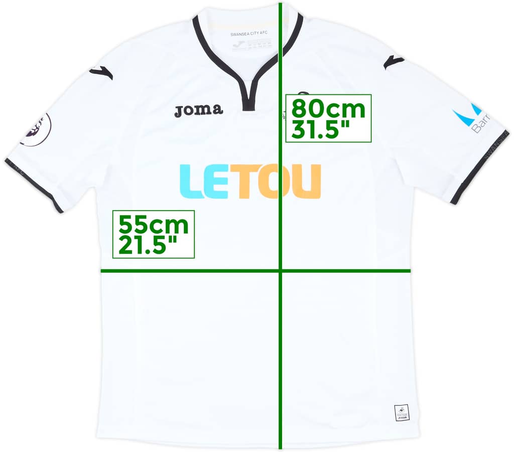 2017-18 Swansea Home Shirt - 9/10 - (XXL)