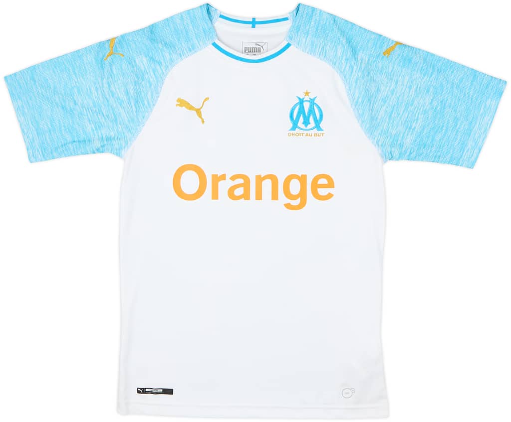 2018-19 Olympique Marseille Home Shirt - 7/10 - (XS)