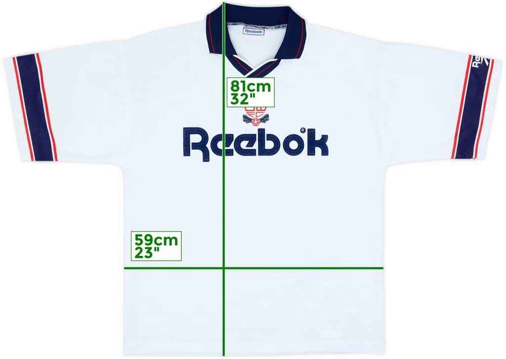 1993-95 Bolton Home Shirt - 8/10 - (L)