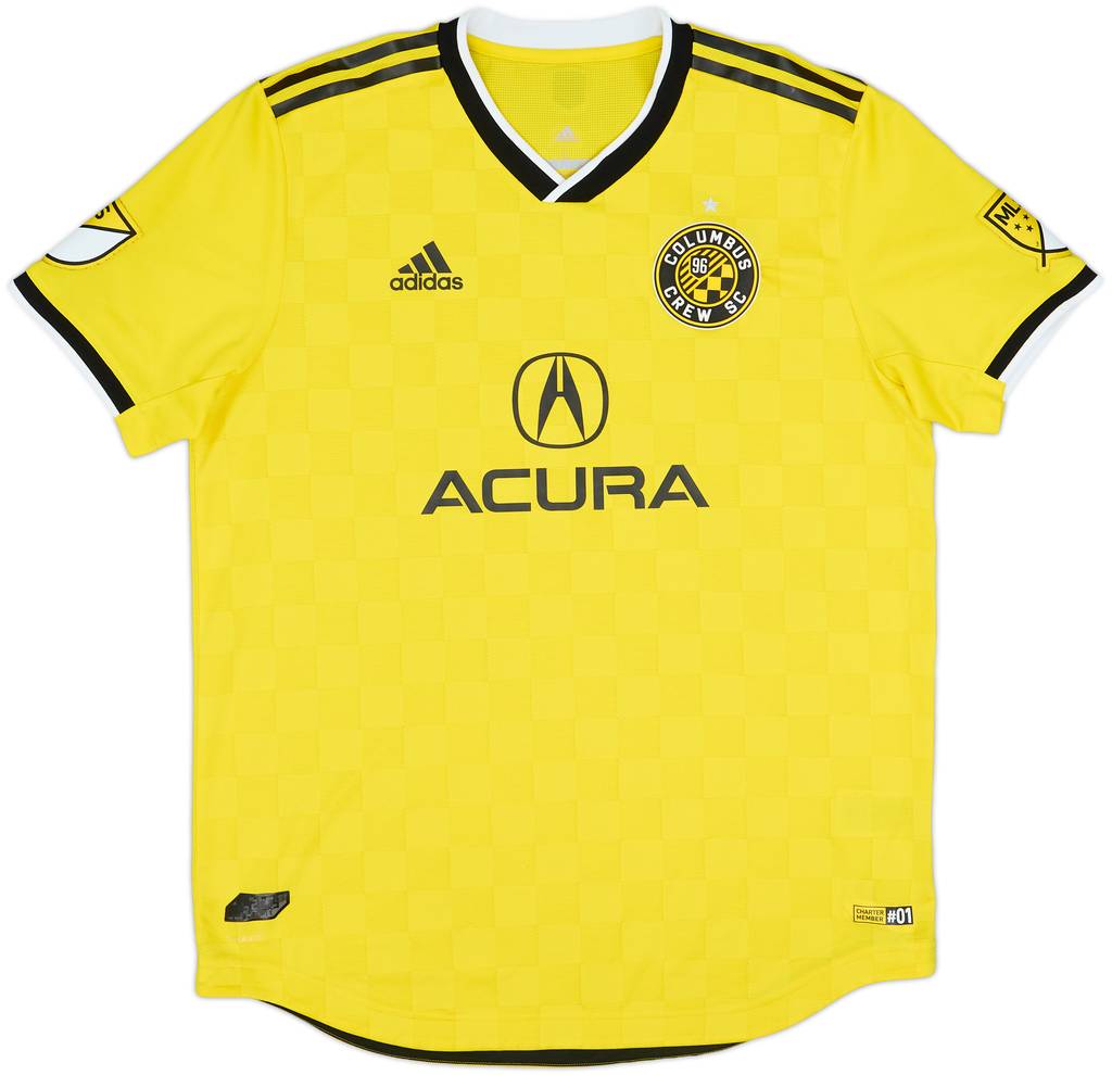 2019 Columbus Crew Authentic Home Shirt - 5/10 - (L)