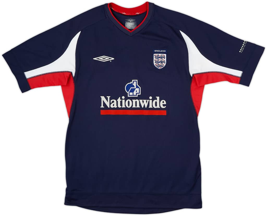 2002-04 England Umbro Training Shirt - 7/10 - (M)