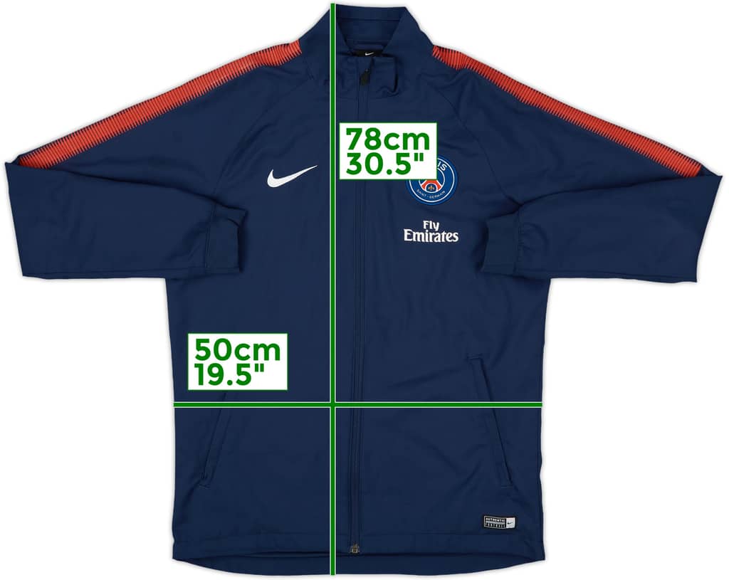 2017-18 Paris Saint-Germain Nike Track Jacket - 8/10 - (M)