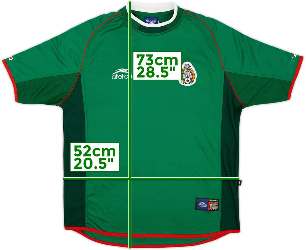 2001-02 Mexico Home Shirt - 7/10 - (M)