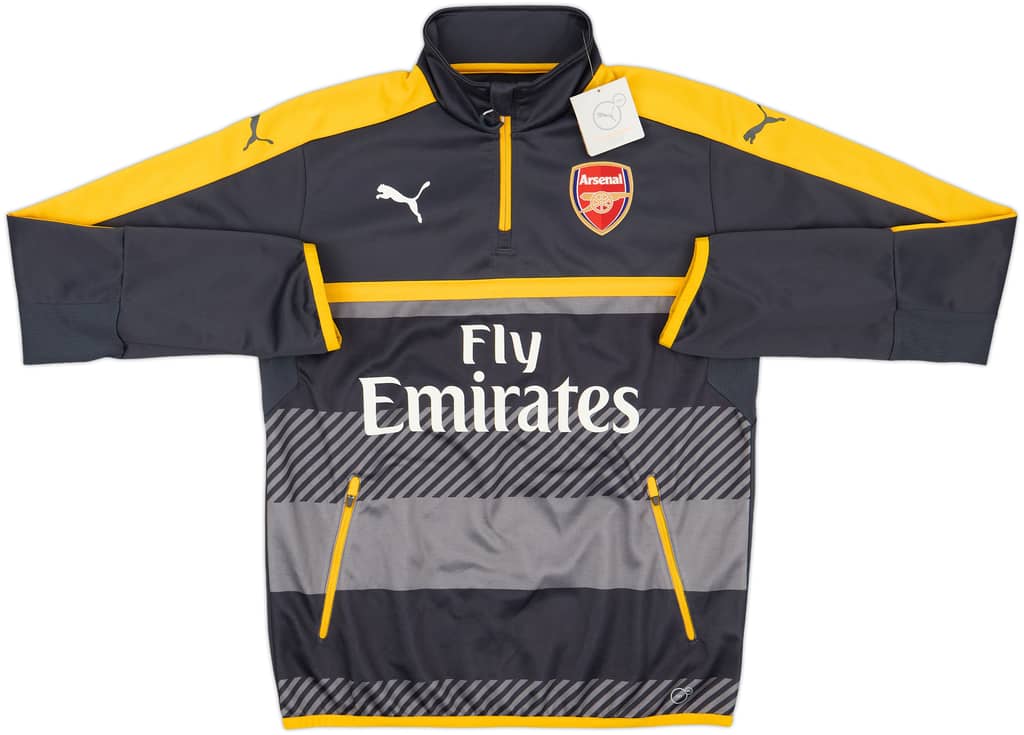 2016-17 Arsenal Puma 1/4 Zip Sweat Top (M)