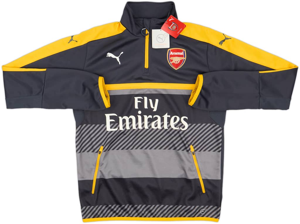 2016-17 Arsenal Puma 1/4 Zip Sweat Top (M)
