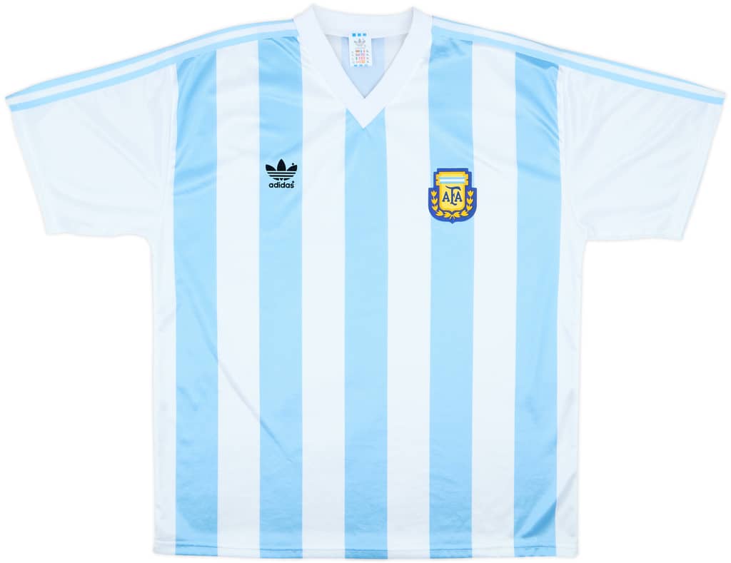 1990-91 Argentina Home Shirt - 10/10 - (XL)