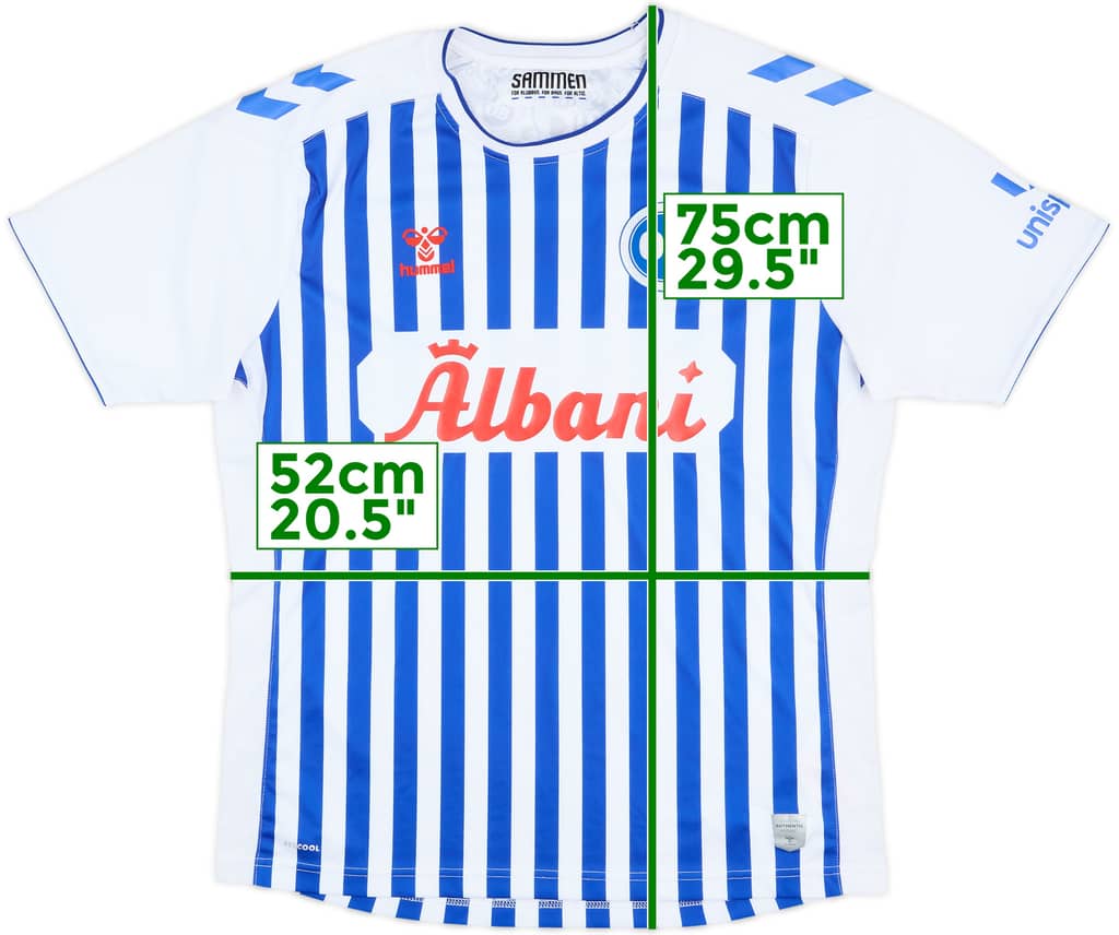 2022-23 OB Odense Home Shirt - 7/10 - (XL)