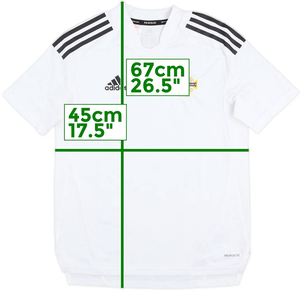 2020-21 Northern Ireland adidas Training Shirt - 8/10 - (L.Boys)