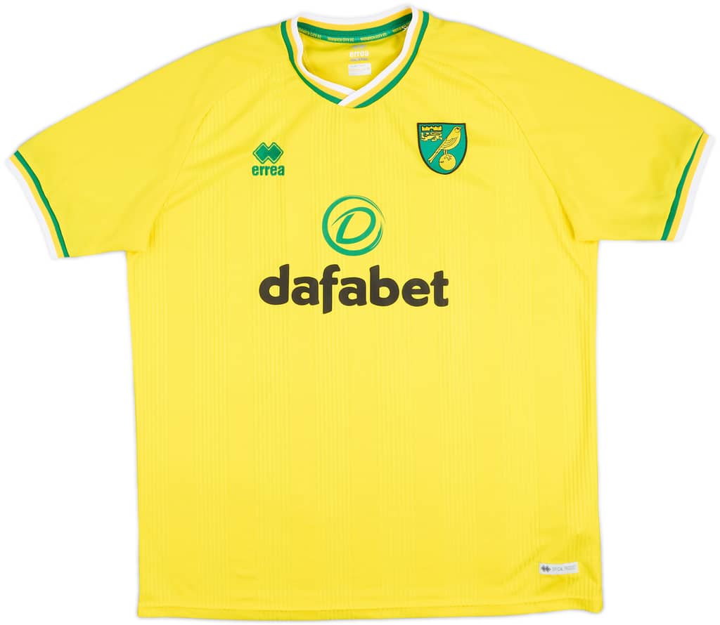 2020-21 Norwich City Home Shirt - 6/10 - (3XL)
