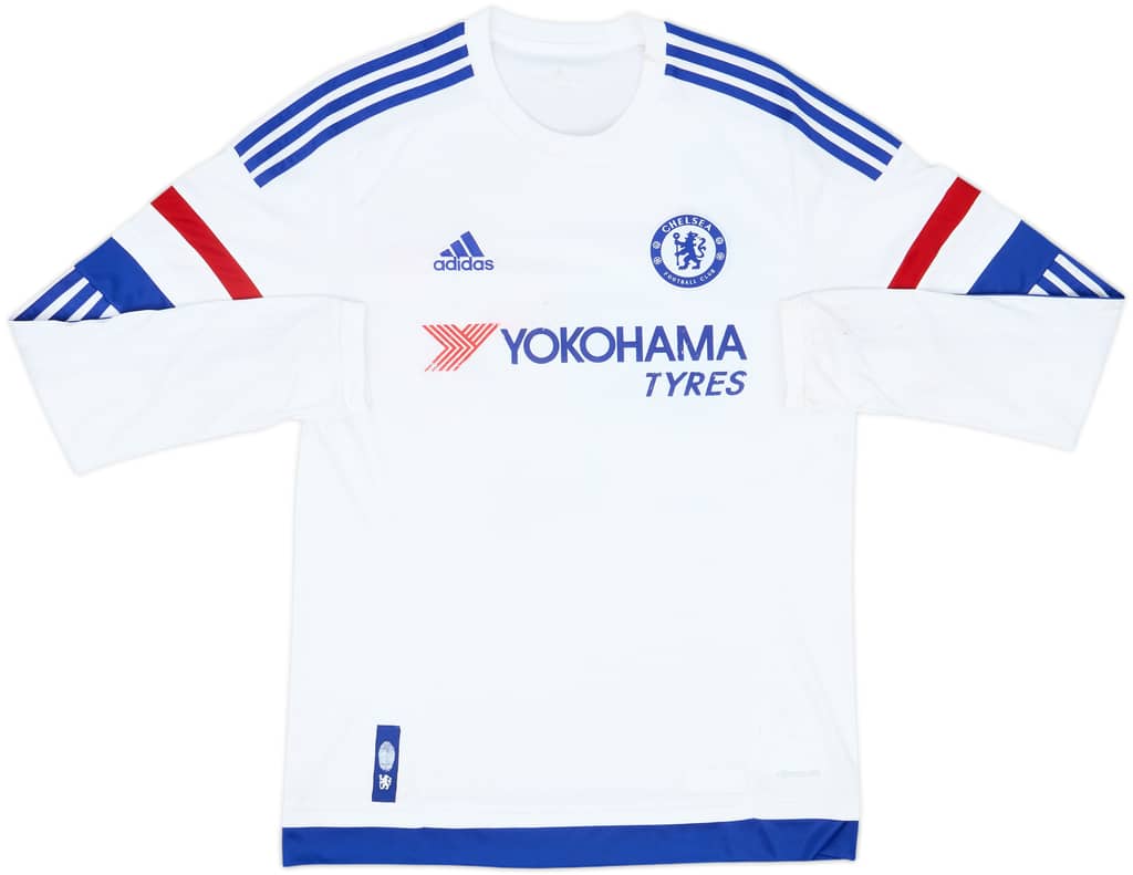 Camiseta de visitante de manga larga del Chelsea 2015-16 - 4/10 - (M)