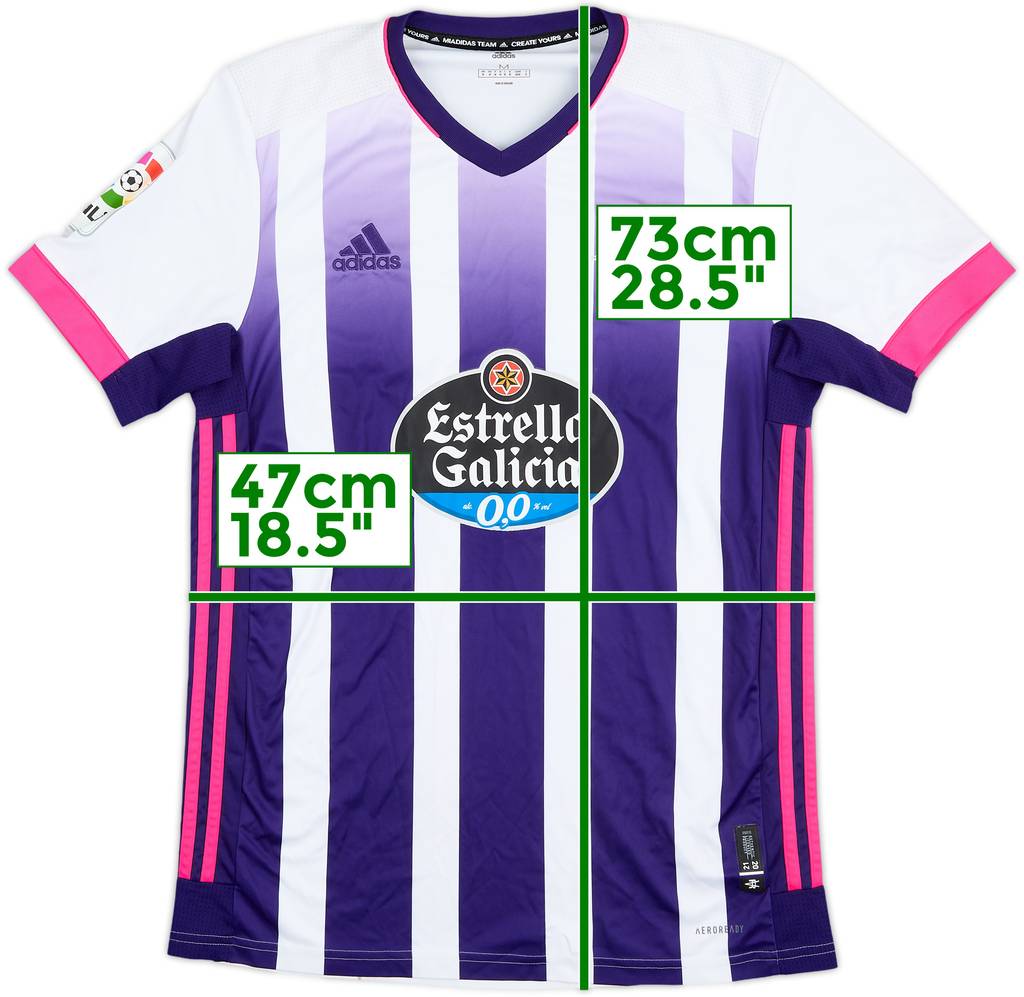 2020-21 Real Valladolid Home Shirt - 8/10 - (M)
